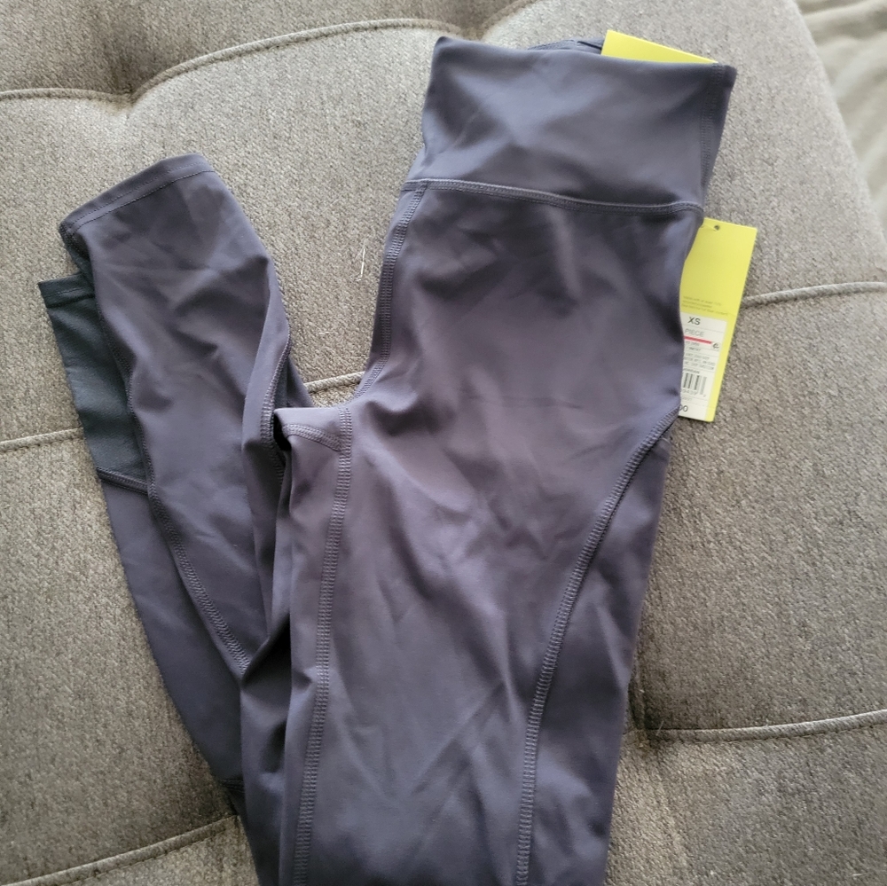 NWT Dark Gray High-Waisted Leggings SIZE XS